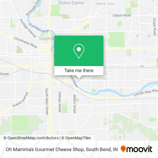 Oh Mamma's Gourmet Cheese Shop map