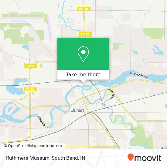 Mapa de Ruthmere Museum