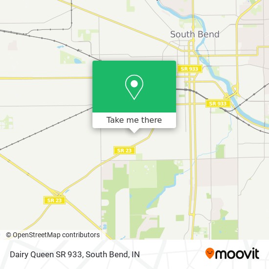 Dairy Queen SR 933 map