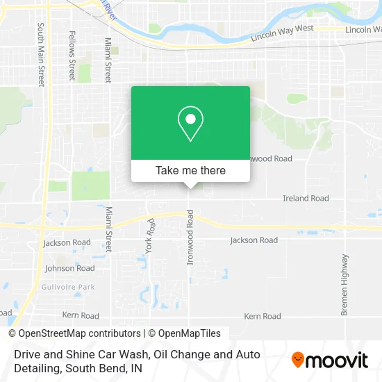 Mapa de Drive and Shine Car Wash, Oil Change and Auto Detailing