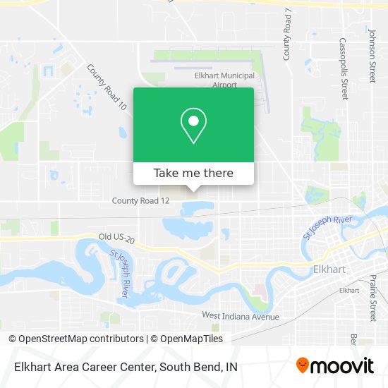 Mapa de Elkhart Area Career Center