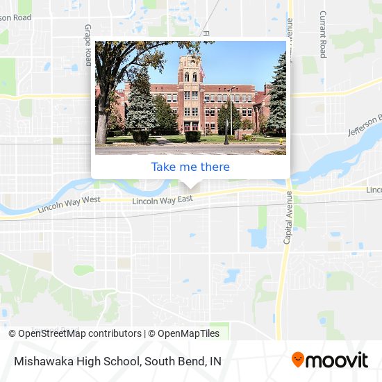 Mapa de Mishawaka High School