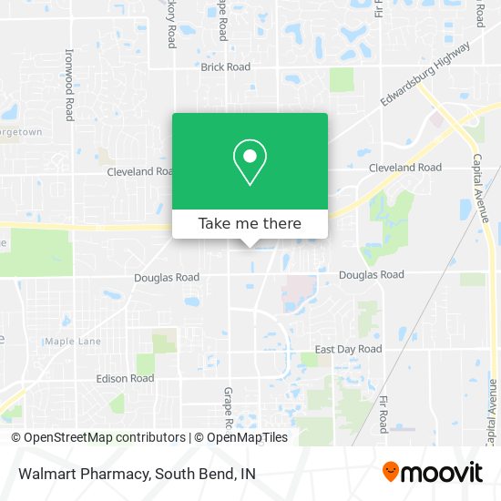 Mapa de Walmart Pharmacy