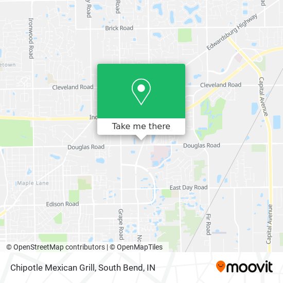 Mapa de Chipotle Mexican Grill