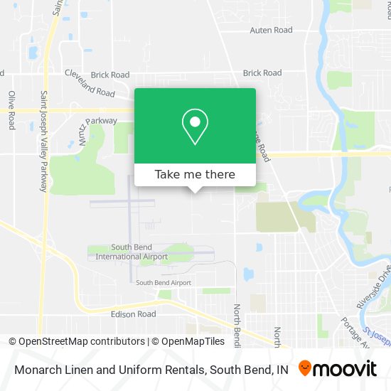 Monarch Linen and Uniform Rentals map