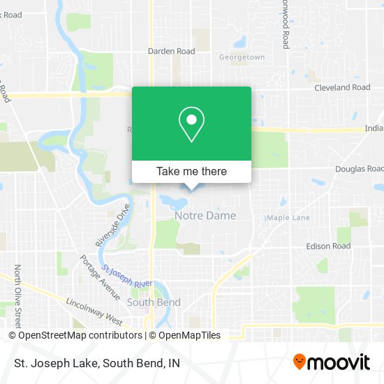 Mapa de St. Joseph Lake