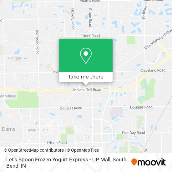 Let's Spoon Frozen Yogurt Express - UP Mall map