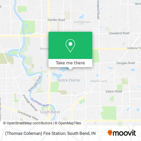 (Thomas Coleman) Fire Station map