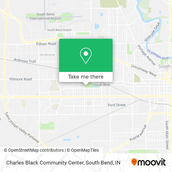 Charles Black Community Center map