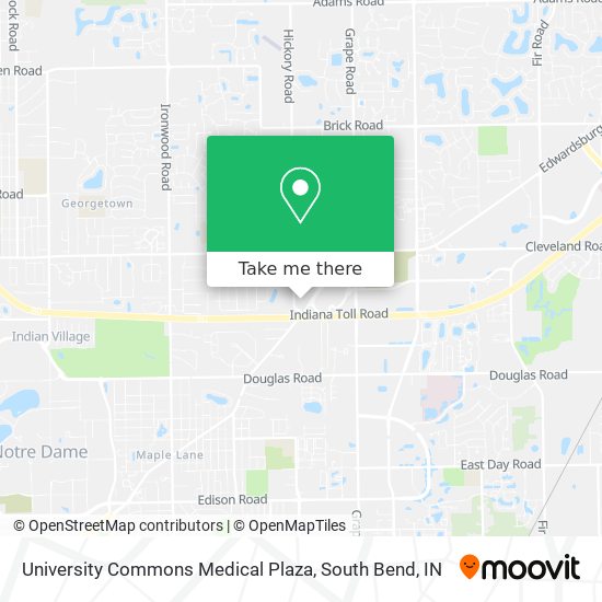 University Commons Medical Plaza map