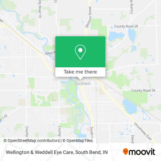 Wellington & Weddell Eye Care map