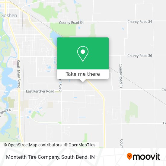 Mapa de Monteith Tire Company