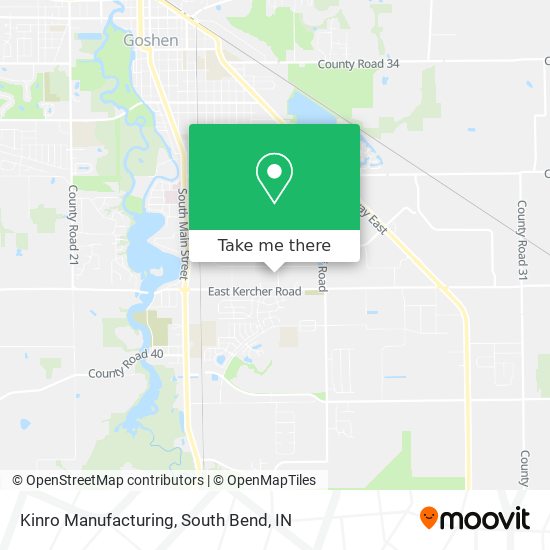 Kinro Manufacturing map