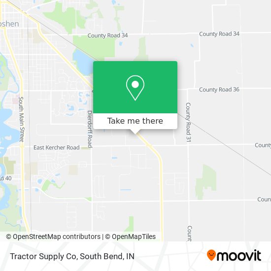 Tractor Supply Co map