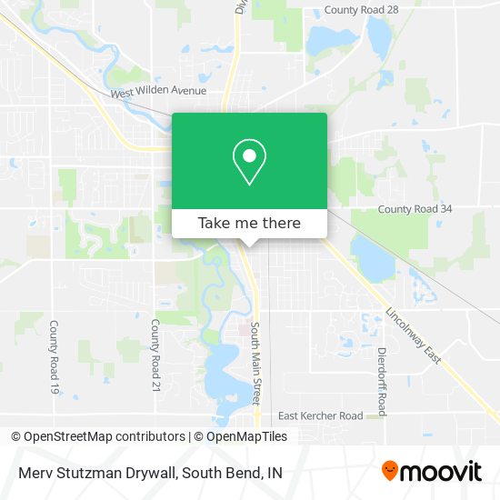 Merv Stutzman Drywall map