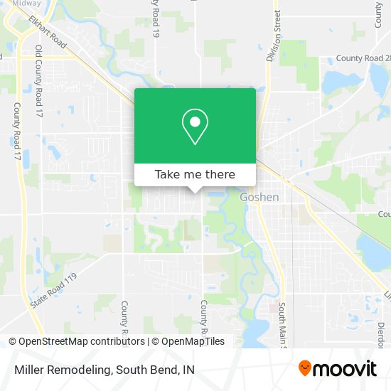 Miller Remodeling map