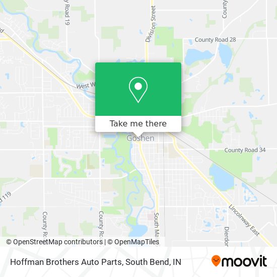 Mapa de Hoffman Brothers Auto Parts