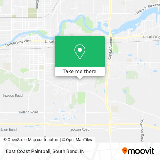 East Coast Paintball map