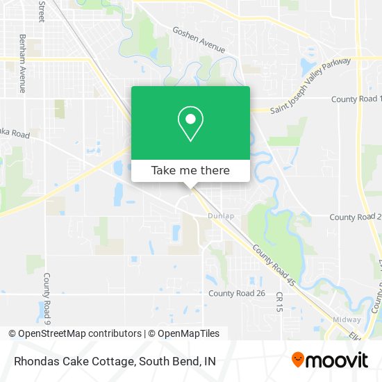 Rhondas Cake Cottage map