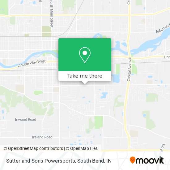 Mapa de Sutter and Sons Powersports