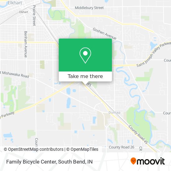 Mapa de Family Bicycle Center