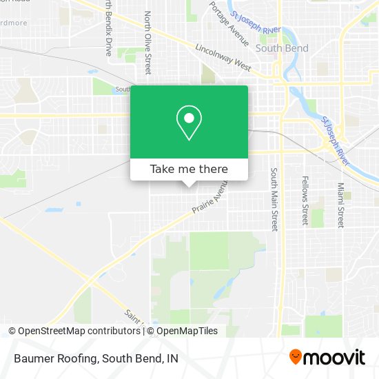 Baumer Roofing map