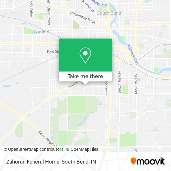 Mapa de Zahoran Funeral Home