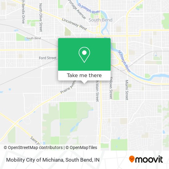 Mobility City of Michiana map