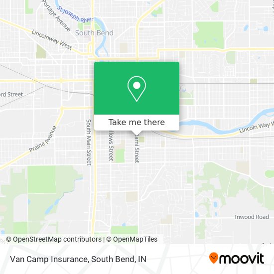 Van Camp Insurance map