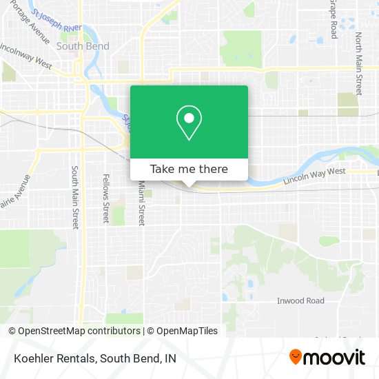 Mapa de Koehler Rentals