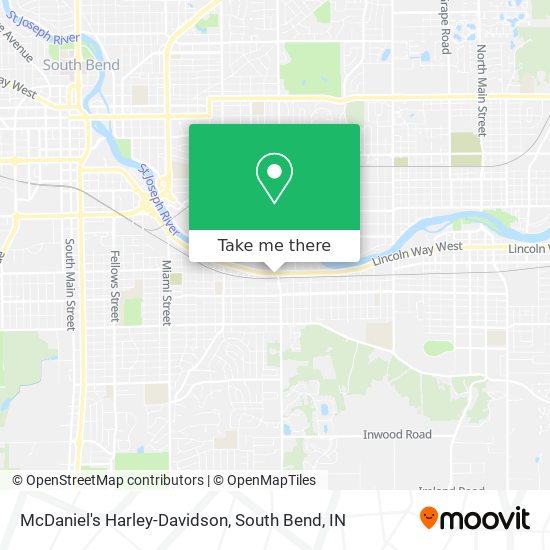 Mapa de McDaniel's Harley-Davidson