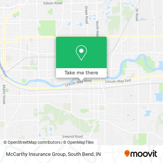McCarthy Insurance Group map