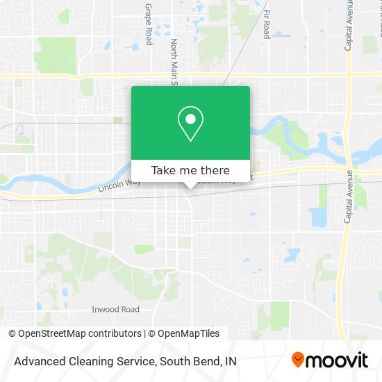 Advanced Cleaning Service map