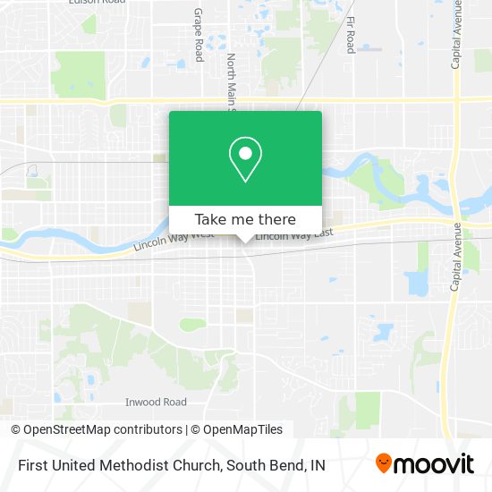 First United Methodist Church map