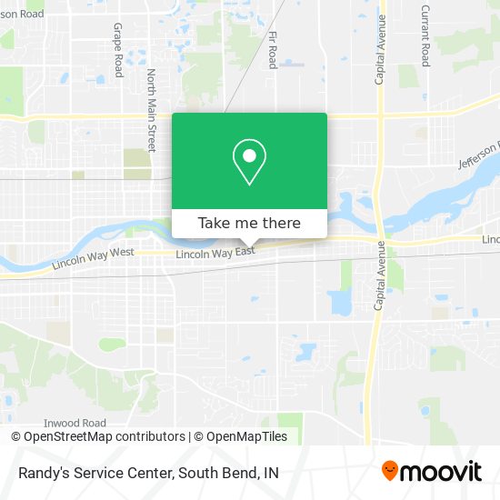 Randy's Service Center map