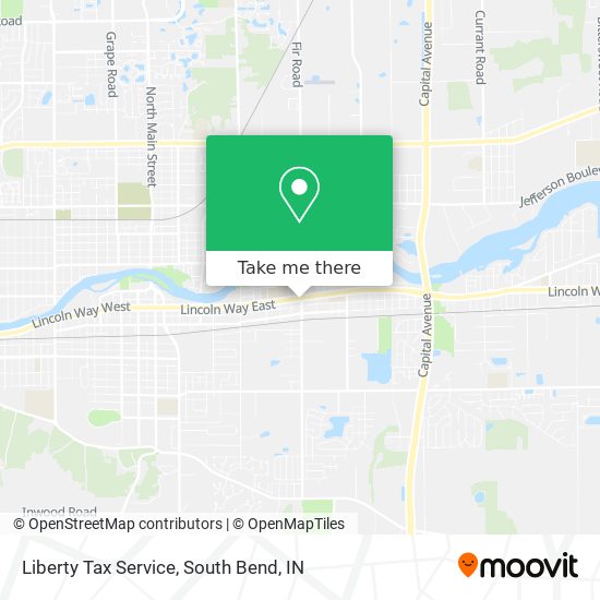 Liberty Tax Service map