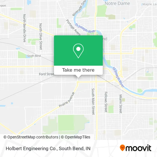 Holbert Engineering Co. map
