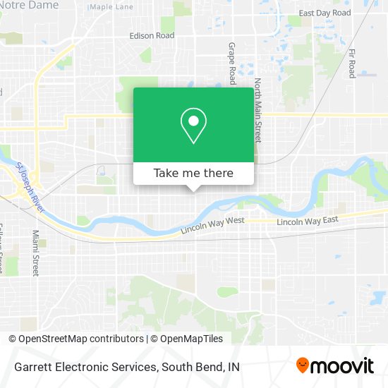 Mapa de Garrett Electronic Services