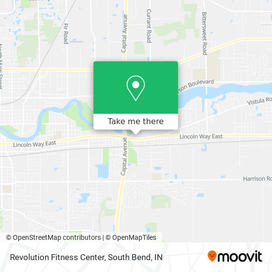 Revolution Fitness Center map