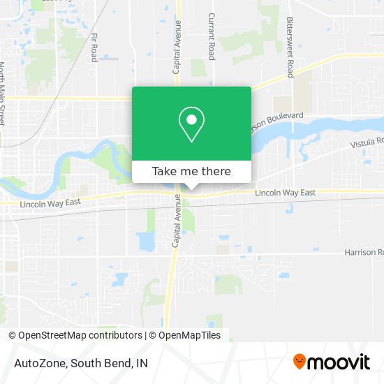 AutoZone map