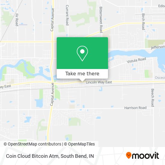 Coin Cloud Bitcoin Atm map