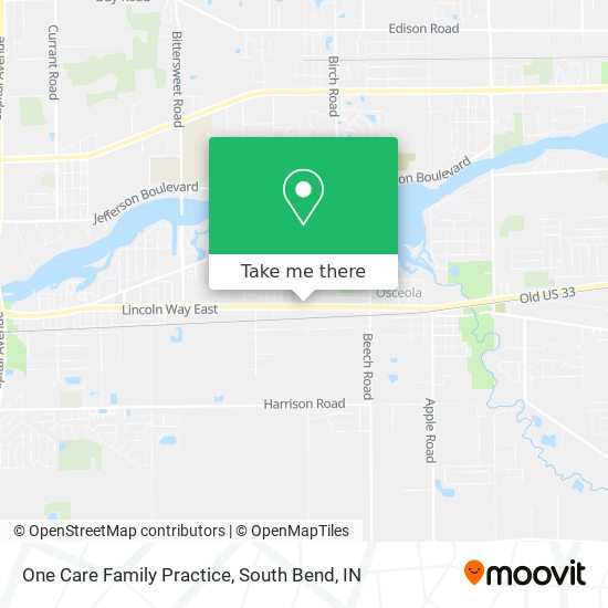 One Care Family Practice map