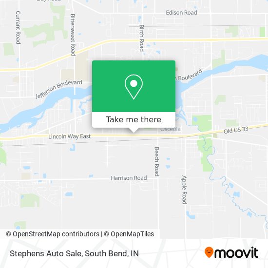 Stephens Auto Sale map