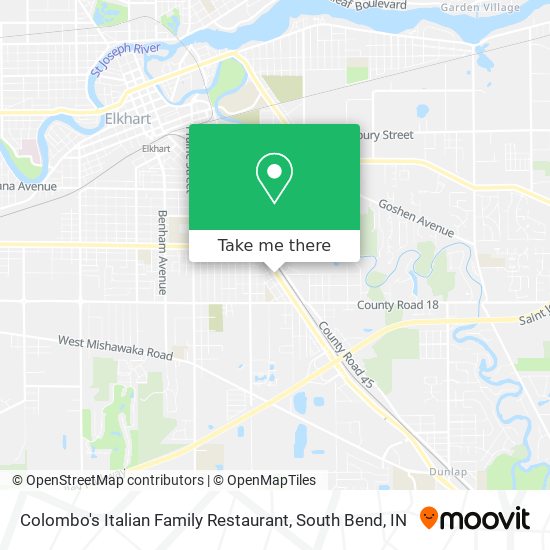 Mapa de Colombo's Italian Family Restaurant