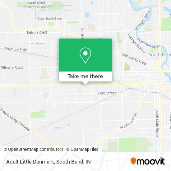 Adult Little Denmark map