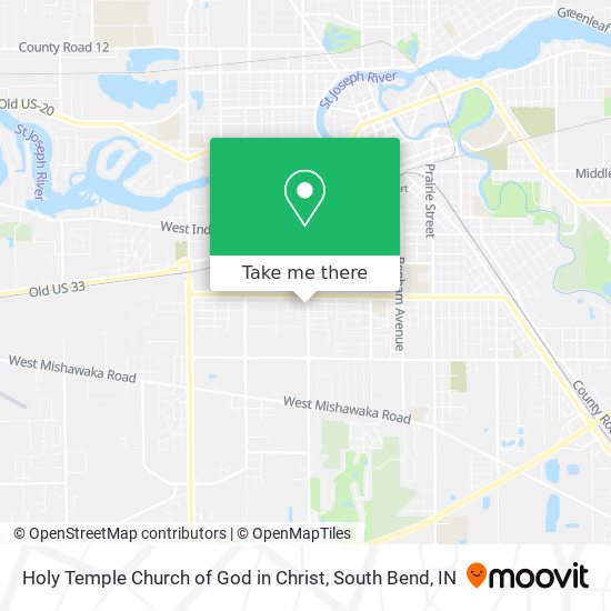 Mapa de Holy Temple Church of God in Christ