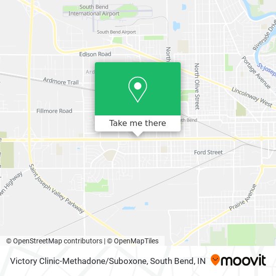 Victory Clinic-Methadone / Suboxone map