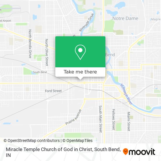 Miracle Temple Church of God in Christ map