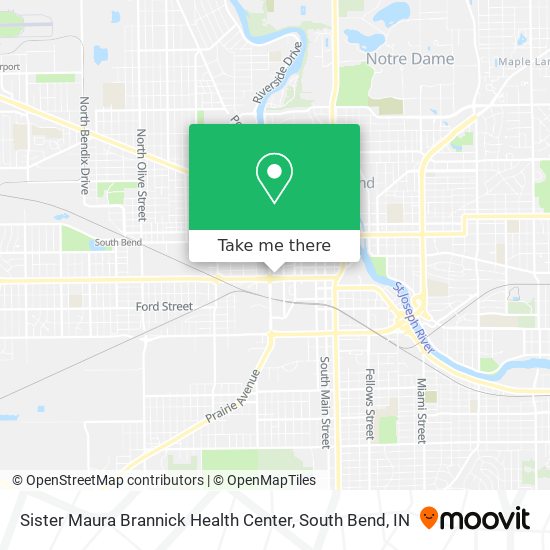 Mapa de Sister Maura Brannick Health Center