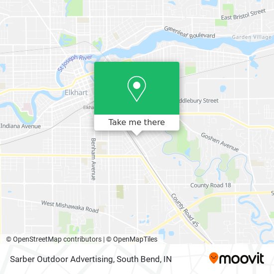 Sarber Outdoor Advertising map
